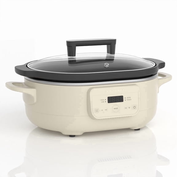 6 QT Programmable Slow Cooker - Oatmeal