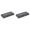 thumbnail image 1 of 2X DisplayPort KVM Switch, 4K60Hz DP USB Switcher pour Clavier, Souris, Imprimante et Moniteur Ultra HD, 1 of 7