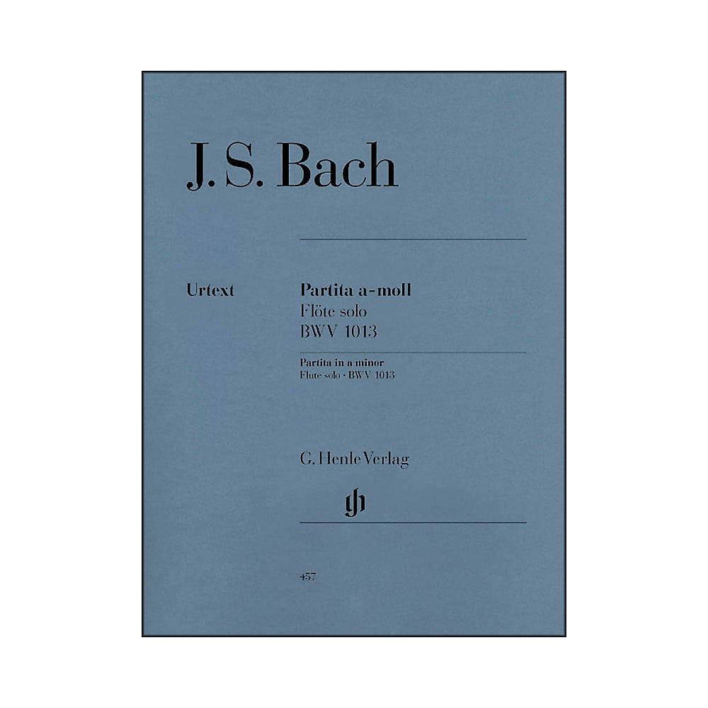G. Henle Verlag Partita for Flute Solo In A Minor, BWV 1013 By Bach