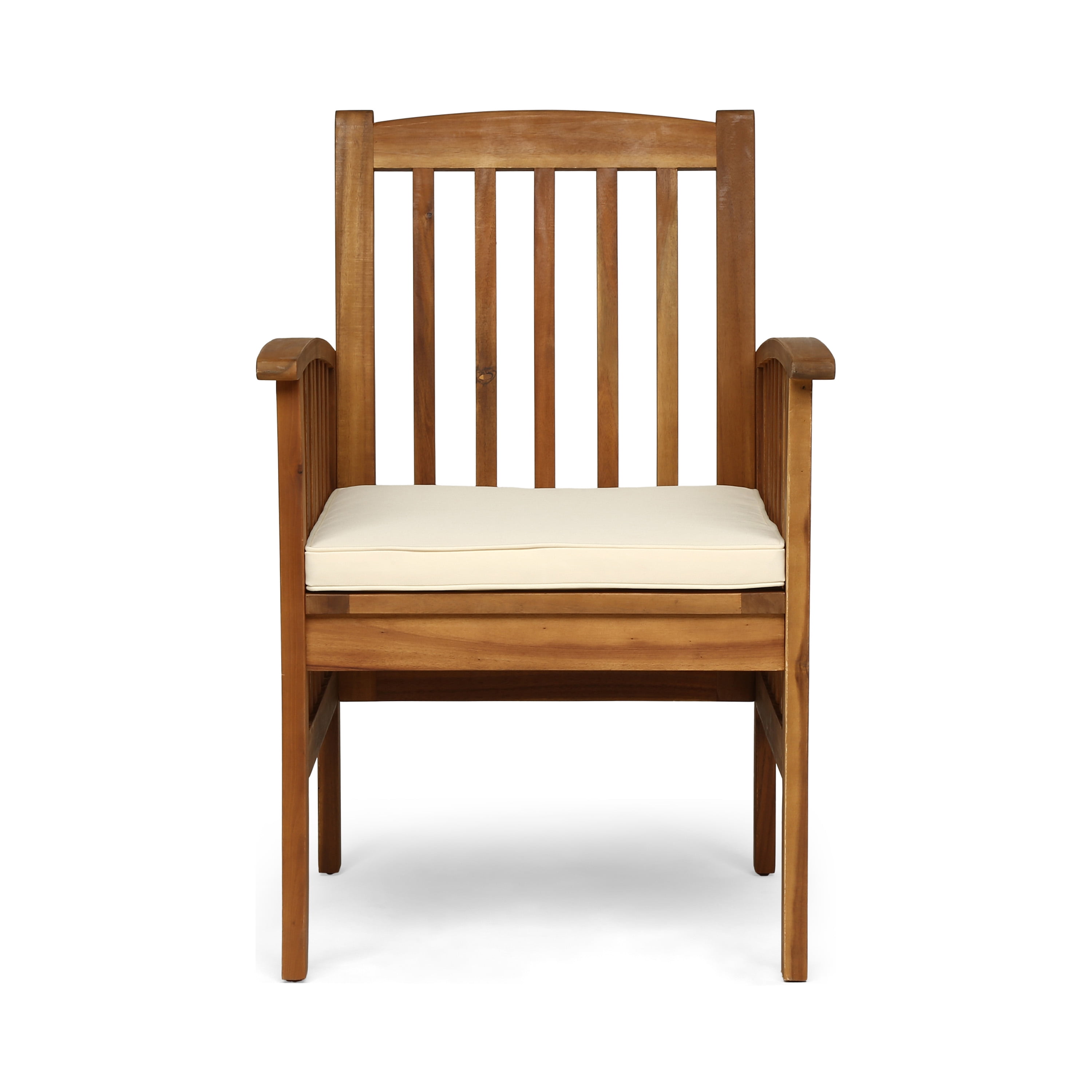 Euroco CASA ACACIA DINING CHAIR,2PCS with 2 Cushions