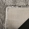 thumbnail image 5 of SAFAVIEH Royal Hartley Solid Plush Shag Area Rug, Silver, 6'7" x 6'7" Square, 5 of 6
