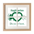 thumbnail image 1 of Motivation Constellation Amour Sagittarius Cadre Mur Table Affichage 4 Ouvertures Image, 1 of 3