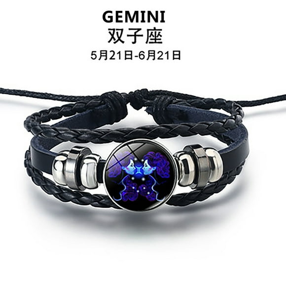 EGNMCR Bracelets for Women Men's And Women's Bracelets Twelve Leather Rope Bracelet Rope Bracelet