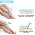 thumbnail image 3 of Charmonic 70 Counts Hair Remover Waxing Strips Body & Face, At Home Waxing Kit (2 Sizes 70 Strips+ 4 Wipes), 3 of 8