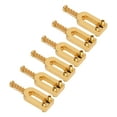 thumbnail image 2 of Selles de Pont Trémolo Guitare, 6 Pcs Selle de Pont Électrique en Forme de U Remplacement de Pont Design Surélevé, 2 of 8