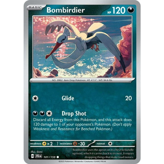 Pokemon Journey Together Common Bombirdier #101
