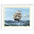 thumbnail image 2 of Art.com Racing Home, The Cutty Sark Art Print by Montague Dawson, White Frame Wall Art, 40" x 32", 2 of 5