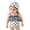White, variant on Krdevn Baby Girls One Piece Swimsuit Black White Polka Dot Gingham Ruffle Flounce Bathing Suit With Swim Cap Toddler Swimwear,3-4 Years
