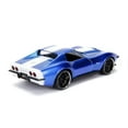 thumbnail image 6 of Big Time Muscle 1969 Chevy Corvette Stingray ZL1 Die-cast Car Blue White Stripes Play Vehicle(Selections May Vary), 6 of 11