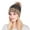 Grey, variant on Womens Hats Cable Knit Pompom Warm Leopard Print Cap Stretchy Casual Soft Comfortable Trendy Beanie Hat