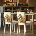 thumbnail image 5 of TSOVTHRID Horse Sunflower Butterfly Print Decorative Chair Back Cover for Dining Room Kitchen Party Ceremony Chair Back Protector Cover Stretch Chairs Protector Slipcovers, Set of 4, 5 of 7