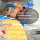 thumbnail image 5 of Paquete de 10 bolsas reutilizables para envasado al vacío, bolsas para almacenar alimentos con doble cierre, material transparente de PA+PE para mayor frescura, 5 tamaños incluidos (8,66 x 8,26, 5 of 7