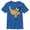 Royal Blue, variant on Boy's Looney Tunes Daffy Duck Smile  Graphic Tee Athletic Heather Large