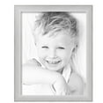 thumbnail image 2 of ArtToFrames 15" x 19" Metro Ice Silver Black Picture Frame, 15x19 inch Silver Wood Poster Frame (WOM-5247),  Pack, 2 of 7