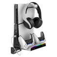 thumbnail image 3 of Support Mural Multifonction pour Console PlayStation Slim avec Station de Recharge pour Manettes, 3 of 9