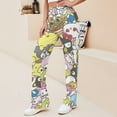thumbnail image 2 of Hello Kitty Women's Wide Leg Yoga Pant Comfy Loose Sweatpants High Waist Lounge Casual Athletic Pant Workout Joggers Pant, 2 of 7