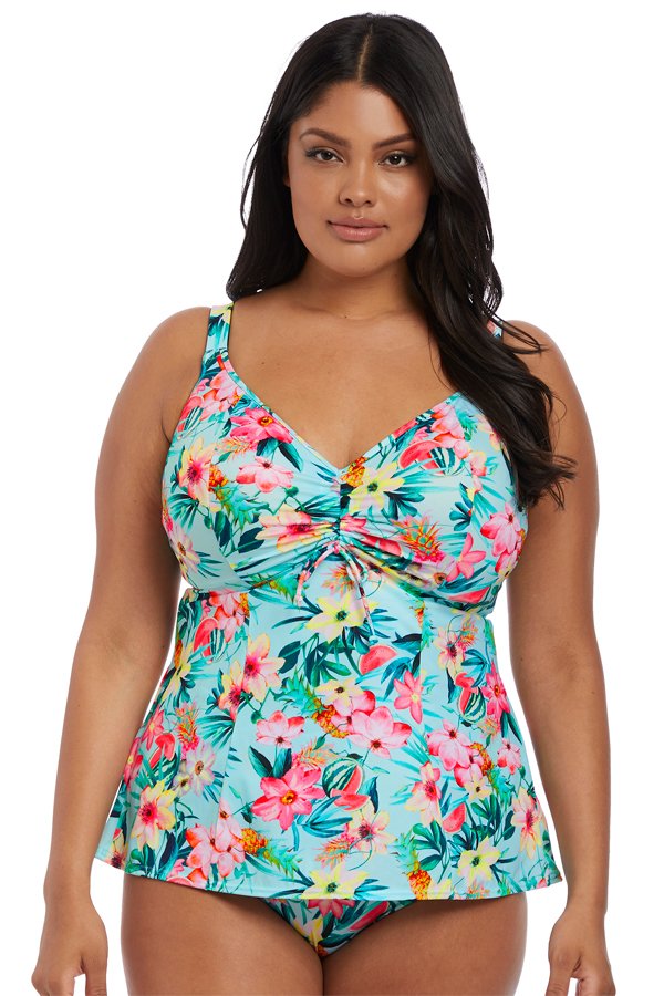 Elomi Swim Aloha Molded Tankini with Adjustable Neckline ES7151