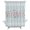 Blue, variant on Stall Shower Curtains 36" x 72", Pink Flowers Washable Shower Curtain for Bathroom, Romantic Botanical Blooms Floral Stripes Waterproof Polyester Fabric Bathtub Curtain Panel
