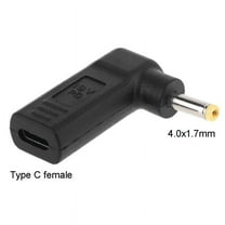 USB Type C Plug for DC Jack Power Adapter USB-C Female to 4.0x1.7mm Male Converter for Laptop Accessories