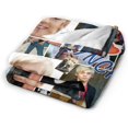 thumbnail image 2 of Ross Lynch Super Soft and Comfortable Flannel Throw Blankets Camping Blanket Beach Blankets for Decoration Bedroom Living Room Yoga, 2 of 6