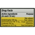 thumbnail image 6 of Equate Alcohol-Free Guaifenesin 200 mg, Acetaminophen 325 mg Fever Reducer, Nasal Decongestant Liquid for Cold, Flu, 325 mg, 4 FL OZ (118 mL), 6 of 12