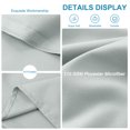 thumbnail image 4 of PiccoCasa 2Pcs Body Pillowcase Brushed Microfiber Body Pillow Cover, Jumbo Light Grey, 4 of 7