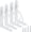 White-4Pack, variant on Decorative Shelf Brackets 5x3-1/2 in Wall Mounted Floating Shelf Bracket L Heavy Duty Support Corner Brace Joint Right Angle Bracket for DIY Open Shelving with Screws Black 2 Pcs