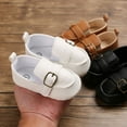 thumbnail image 6 of Uccdo Baby Anti-Slip PU Leather Sneakers Toddler Casual Slip-On Crib Shoes, 6 of 8