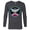 Charcoal Heather, variant on Disney and Pixar’s Lightyear Star Command Badge - Long Sleeve T-Shirt for Men - Customized-White
