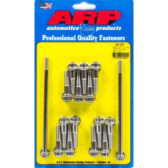 Arp Oil Pan Bolt Kit - GM LT1 6.2L 12pt S/S