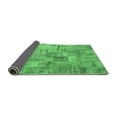 thumbnail image 2 of Ahgly Company Indoor Round Patchwork Emerald Green Transitional Area Rugs, 8' Round, 2 of 4