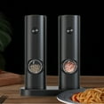 thumbnail image 3 of 2 Pcs Electric Grinder Gravity Sensing Mini Intelligent Salt and Pepper Grinder Adjustable Coarseness Electric Grinder, 3 of 13
