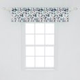 thumbnail image 2 of Ambesonne Plumeria Window Valance, Soft Style Flowers Branch, 54" X 12", Pale Teal Slate Blue, 2 of 3