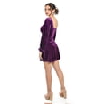 thumbnail image 3 of Vestido corto de terciopelo Roman Fashion /Juvenil, 499 (Morado) violeta oscuro EG, 3 of 5