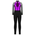 thumbnail image 6 of Alvivi Girls Shiny Rhinestone Gymnastics Leotard with Sports Leggings Yoga Dance Bodysuit Activewear Purple 14, 6 of 6