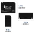thumbnail image 2 of Batterie de Remplacement YTX24HL-BS pour Yuasa YUAM7250H, 2 of 6