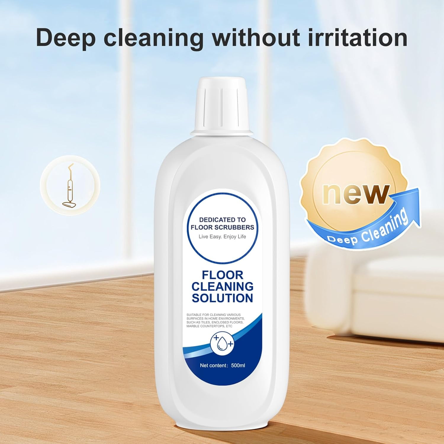 Floor Cleaning Solution Compatible With , Deep Cleans for Multiple Hard Floors, Suitable With All Robot Vacuums with Mopping and Cordless Wet/Dry Vacuum Mop Cleaner (Original 2 Bottle)