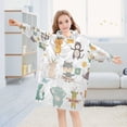 thumbnail image 5 of FORMRS Wearable Blanket Hoodie with Sleeves for Kids Cozy Flannel Sweatshirt, Cute Animal, 5 of 7