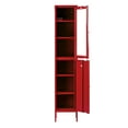 thumbnail image 4 of Aviva 71-inch Red Two Door Metal Cabinet, 4 of 5