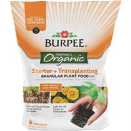 Burpee 4 Lb 3 6 4 Organic Starter Transplanting Dry Plant Food Bp4st Walmart Com Walmart Com