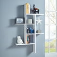 thumbnail image 5 of Danya B. Cantilever Cubby Decorative Modern Wall Mount Shelf – Horizontal or Vertical (White), 5 of 6