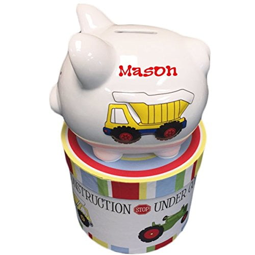 dump truck piggy bank