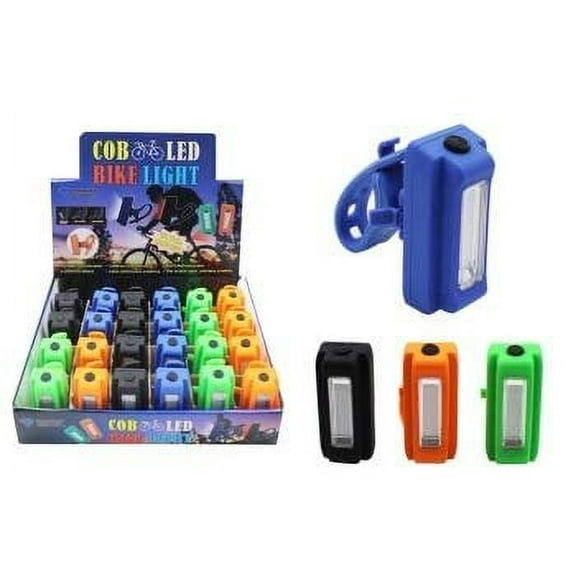 Diamond Visions 08-1819 COB LED Bike Light in Assorted Colors 4 Lights