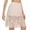 Beige, variant on ZHOGXU Ladies Skirts Underwear Elastic Waist Lace Hem Party Club Wear