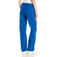 thumbnail image 2 of Code Happy 46000ABP-RYCH-XXS Womens Low Rise Straight Leg Drawstring Pant, Royal - XXS, 2 of 3
