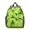Geometric Triangle Green-1, variant on Geometric Circle Pink Pattern Backpack for School, Cute School Bag with Adjustable Shoulder Straps and Padded Back, 13.8"x11.4"x6"