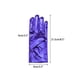 thumbnail image 2 of Guantes metálicos brillantes de manga completa para mujer INSPIRE CHIC, longitud hasta la muñeca, para disfraz de fiesta, 1 par, talla única, azul, 2 of 6