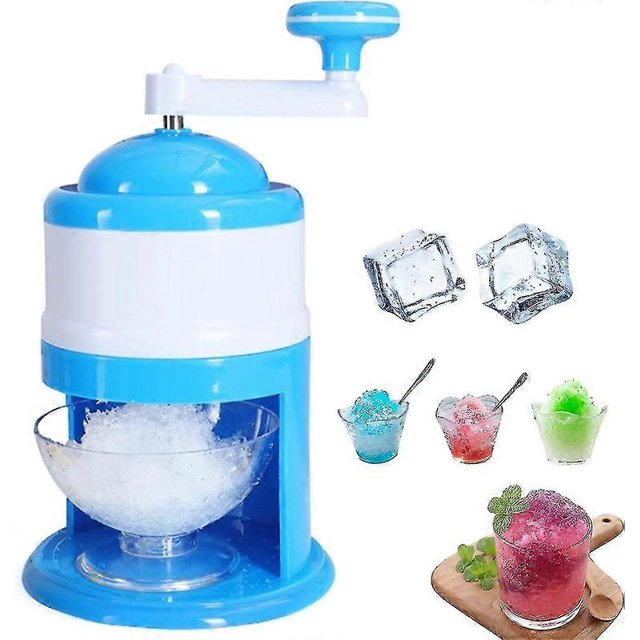 Carousel Safe Hand-Crank Ice Shaver, Portable Ice Shaver & Snow Cone Machine-ylmyFit