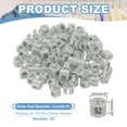 thumbnail image 2 of Clothes Hanger Markers Number 52 Tags Garment Size Tag Hanger Clips Round Color Coding Label, Gray 100Pcs, 2 of 6