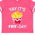 thumbnail image 4 of Inktastic Yay Its Fry Day with Cute French Fries Boys or Girls Toddler T-Shirt, 4 of 5